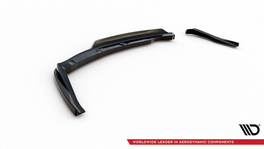 SPLITTER POSTERIORE CENTRALE (CON BARRE VERTICALI) ADATTO PER BMW 1 M-PACK E87 FACELIFT