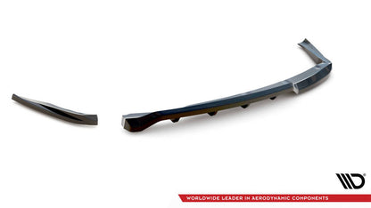 SPLITTER POSTERIORE CENTRALE (CON BARRE VERTICALI) ADATTO PER BMW 1 M-PACK E87 FACELIFT