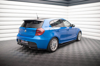 SPLITTER POSTERIORE CENTRALE (CON BARRE VERTICALI) ADATTO PER BMW 1 M-PACK E87 FACELIFT