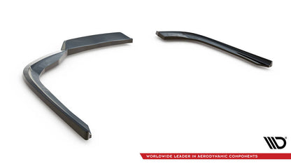 SPLITTER POSTERIORE CENTRALE (CON BARRE VERTICALI) ADATTO PER BMW 3 GT F34 FACELIFT  (2016-2019)