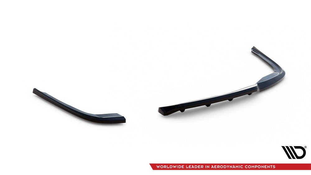 SPLITTER POSTERIORE CENTRALE (CON BARRE VERTICALI) ADATTO PER BMW 3 GT F34 FACELIFT  (2016-2019)