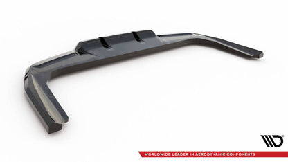 SPLITTER POSTERIORE CENTRALE  (CON BARRE VERTICALI) ADATTO PER BMW X1 M-PACK U11