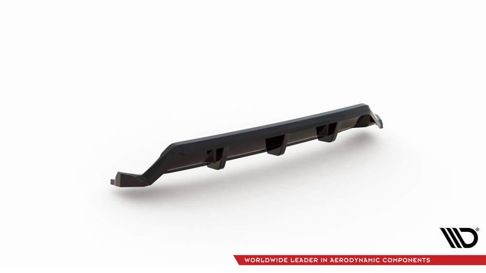 SPLITTER POSTERIORE CENTRALE (CON BARRE VERTICALI) ADATTO PER BMW X3 M-PACK G01 FACELIFT