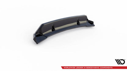 SPLITTER POSTERIORE CENTRALE (CON BARRE VERTICALI) ADATTO PER BMW X3 M-PACK G01 FACELIFT