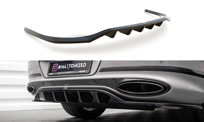 SPLITTER POSTERIORE CENTRALE (CON BARRE VERTICALI)adatto per  BENTLEY CONTINENTAL GT MK3  (2018- )