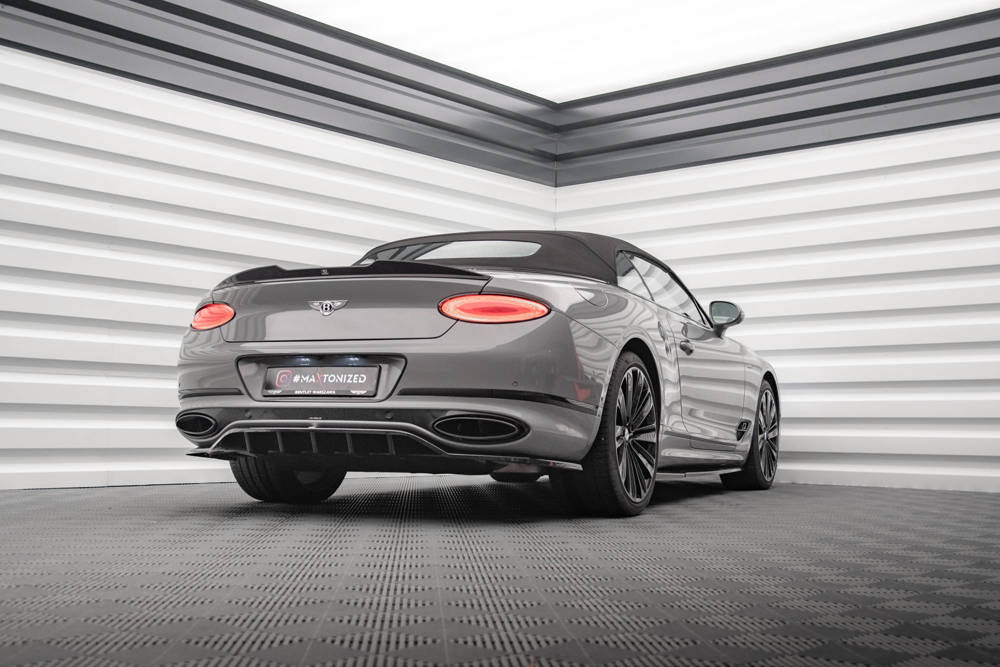 SPLITTER POSTERIORE CENTRALE (CON BARRE VERTICALI)adatto per  BENTLEY CONTINENTAL GT MK3  (2018- )
