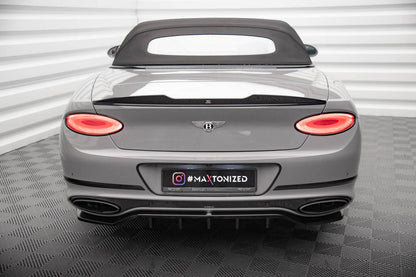 SPLITTER POSTERIORE CENTRALE (CON BARRE VERTICALI)adatto per  BENTLEY CONTINENTAL GT MK3  (2018- )
