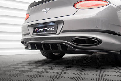 SPLITTER POSTERIORE CENTRALE (CON BARRE VERTICALI)adatto per  BENTLEY CONTINENTAL GT MK3  (2018- )