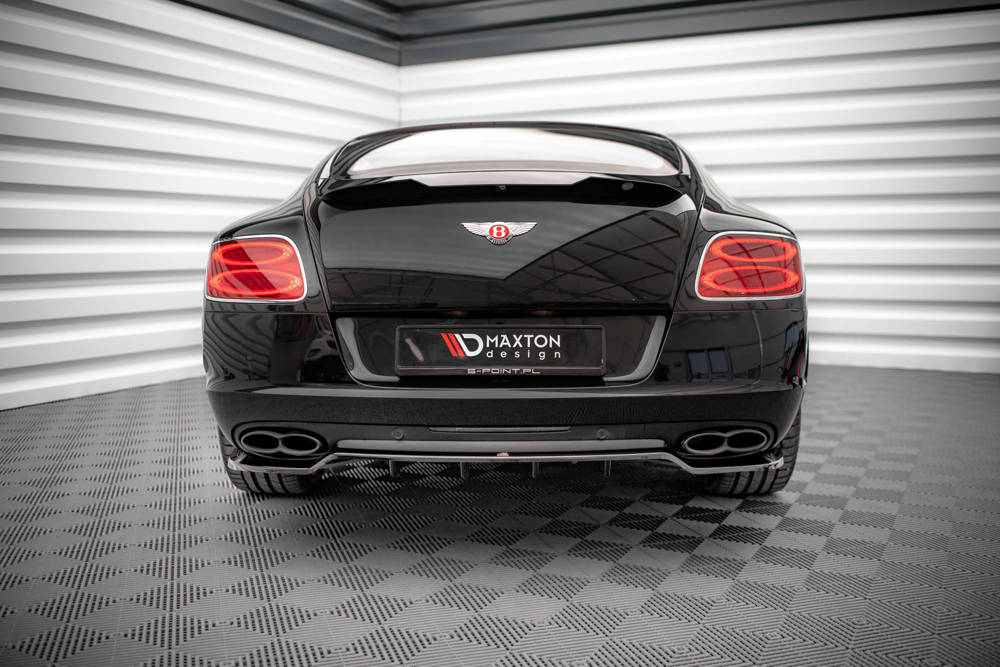 SPLITTER POSTERIORE CENTRALE (CON BARRE VERTICALI) compatibile per BENTLEY CONTINENTAL GT V8 S MK2