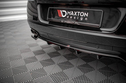 SPLITTER POSTERIORE CENTRALE (CON BARRE VERTICALI) compatibile per BENTLEY CONTINENTAL GT V8 S MK2