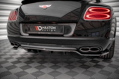 SPLITTER POSTERIORE CENTRALE (CON BARRE VERTICALI) compatibile per BENTLEY CONTINENTAL GT V8 S MK2