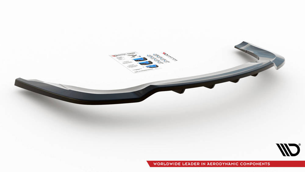 SPLITTER POSTERIORE CENTRALE (CON BARRE VERTICALI) compatibile per BENTLEY CONTINENTAL GT V8 S MK2