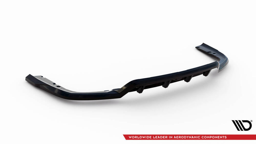 SPLITTER POSTERIORE CENTRALE (CON BARRE VERTICALI) compatibile per V.1 BMW X6 M-PACK G06 FACELIFT