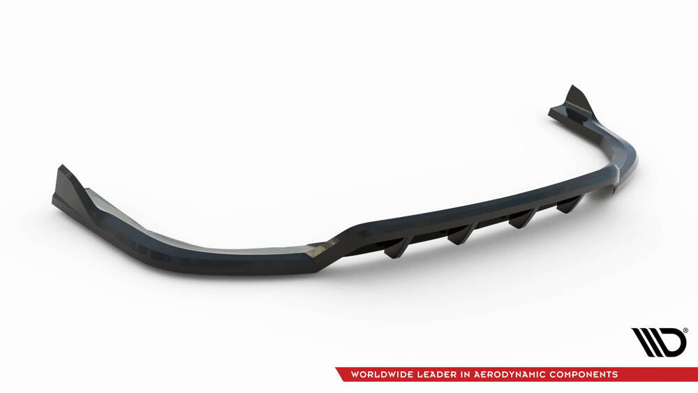 SPLITTER POSTERIORE CENTRALE (CON BARRE VERTICALI) ADATTO PER V.2 BMW X5 M-PACK G05 FACELIFT