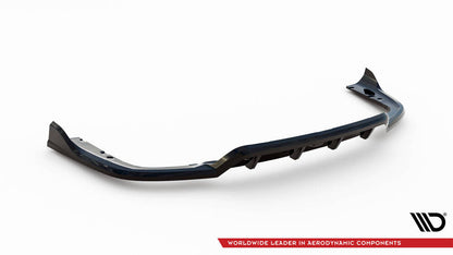 SPLITTER POSTERIORE CENTRALE (CON BARRE VERTICALI)adatto per  V.2 BMW X6 M-PACK G06 FACELIFT