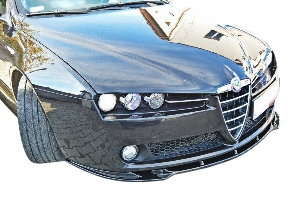 ✨Splitter  V1 Design Nero Lucido ABS ADATTO per Alfa Romeo 159 2005-2011✨