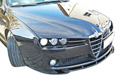 ✨Splitter  V1 Design Nero Lucido ABS ADATTO per Alfa Romeo 159 2005-2011✨