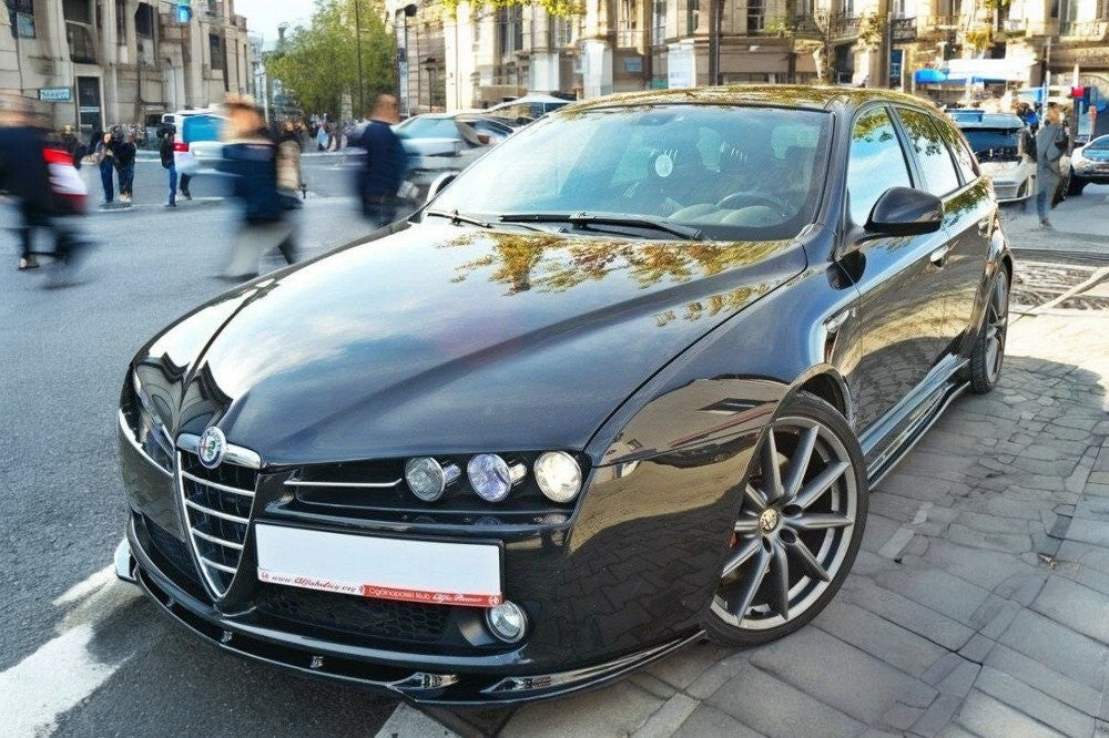 ✨Splitter  V1 Design Nero Lucido ABS ADATTO per Alfa Romeo 159 2005-2011✨