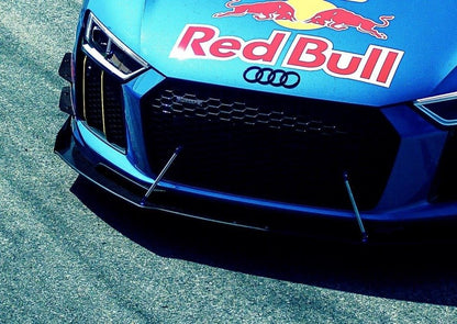 PARAFANGHI PARAURTI ANTERIORE (CANARDS) ADATTO PER AUDI R8 MK.2  (2015-2018)