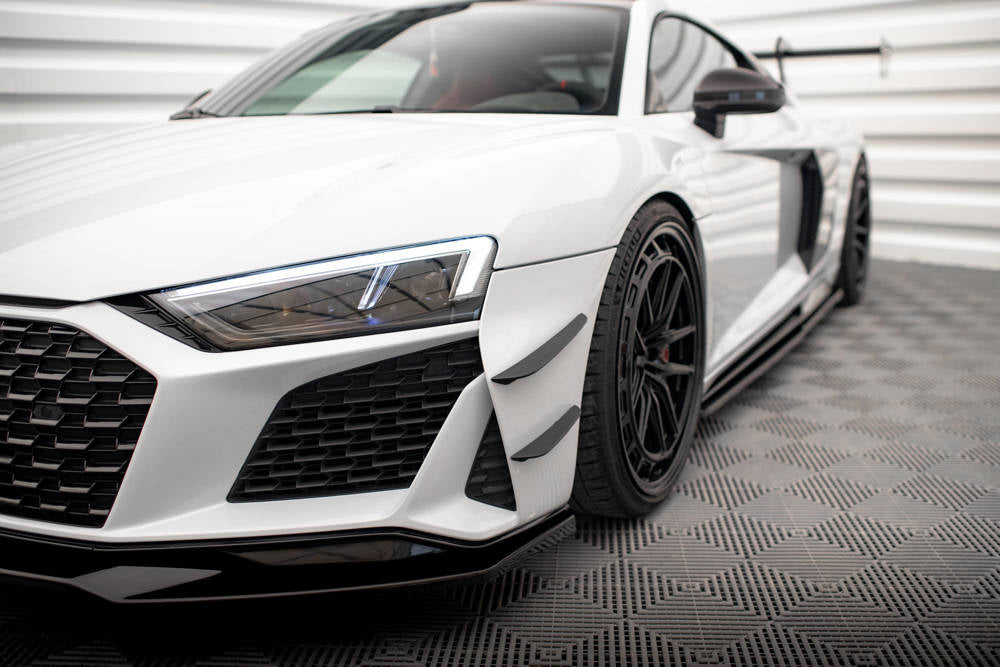 PARAFANGHI PARAURTI ANTERIORE (CANARDS) AUDI R8 MK2 FACELIFT  (2018-2021)