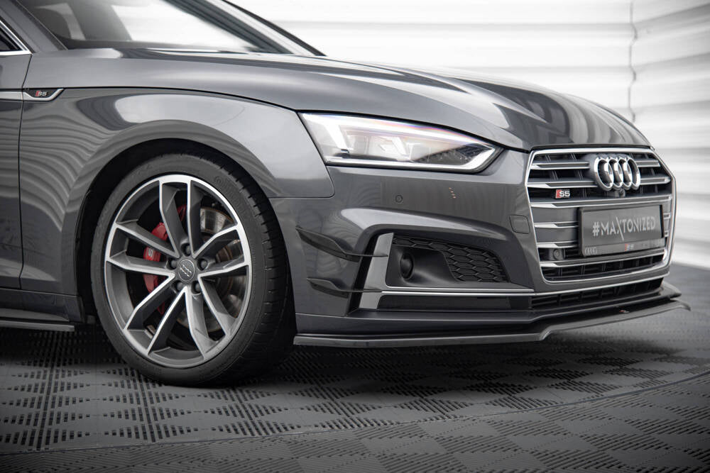 PARAFANGHI PARAURTI ANTERIORE (CANARDS) adatti per AUDI S5 / A5 S-LINE COUPÉ / SPORTBACK F5