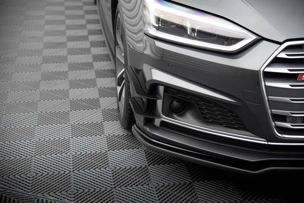 PARAFANGHI PARAURTI ANTERIORE (CANARDS) adatti per AUDI S5 / A5 S-LINE COUPÉ / SPORTBACK F5