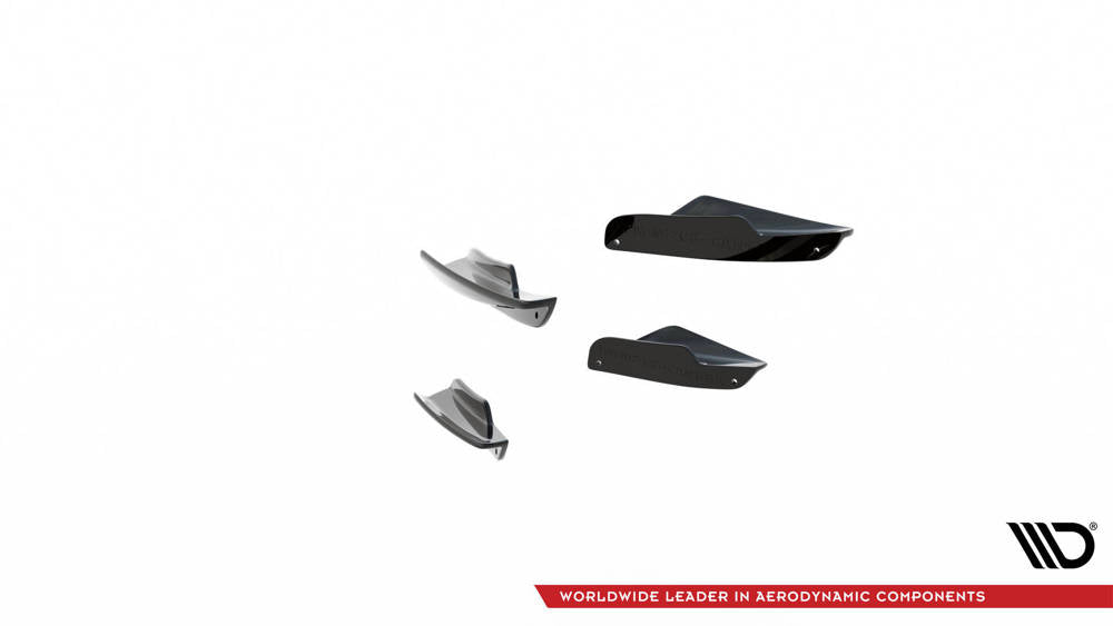 PARAFANGHI PARAURTI ANTERIORE (CANARDS) ADATTO PER BMW M2 G87  (2023 - )