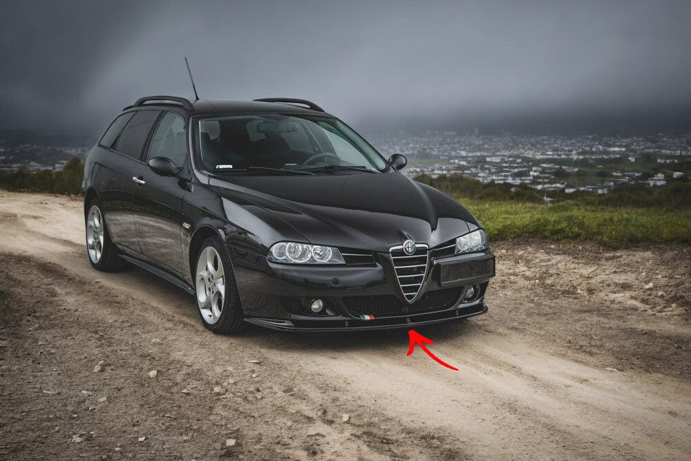 ✨SPLITTER Nero Lucido ABS per Alfa Romeo 156 FL 2003-2006✨