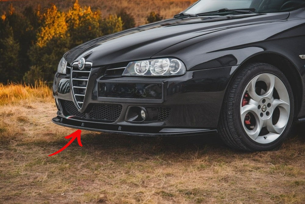 ✨SPLITTER Nero Lucido ABS per Alfa Romeo 156 FL 2003-2006✨