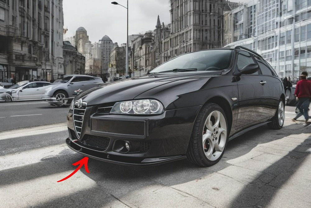 ✨SPLITTER Nero Lucido ABS per Alfa Romeo 156 FL 2003-2006✨