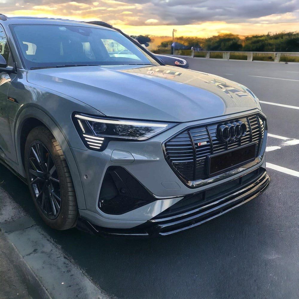 SPLITTER ANTERIORE ADATTO PER AUDI E-TRON S-LINE