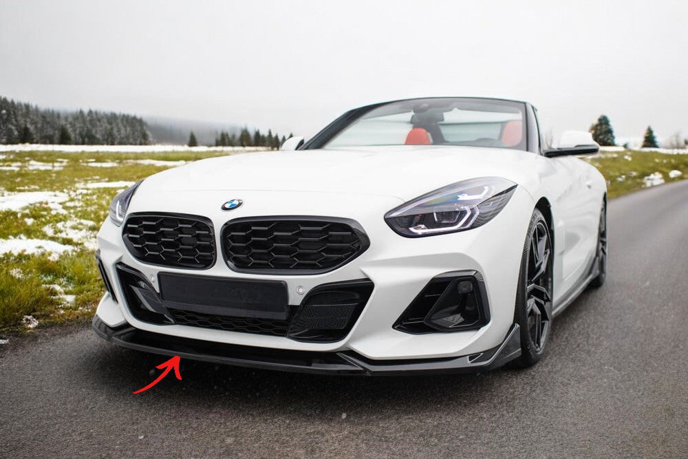 ✨Splitter anteriore design nero lucido ABS per BMW Z4 M40i G29 lifting 2020+✨