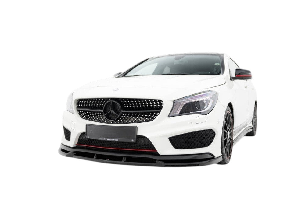 🔥ART.9012 SPLITTER ANTERIORE ADATTO PER MERCEDES-BENZ CLA AMG-LINE C117🔥