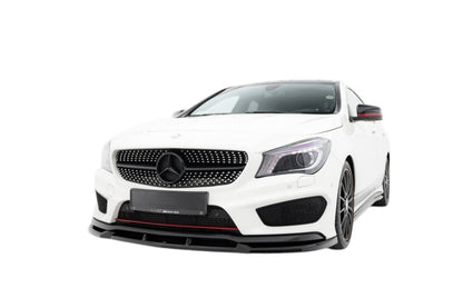 🔥ART.9012 SPLITTER ANTERIORE ADATTO PER MERCEDES-BENZ CLA AMG-LINE C117🔥