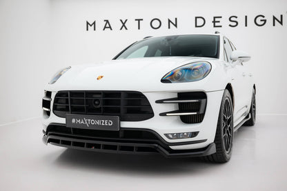 🔥ART.8984 SPLITTER ANTERIORE PER PORSCHE MACAN TURBO Mk1🔥