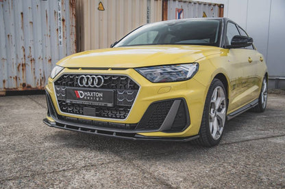 SPLITTER ANTERIORE adatto per V.1 AUDI A1 S-LINE GB 2018 -