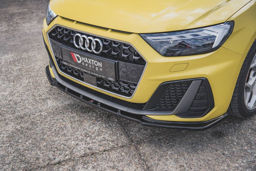 SPLITTER ANTERIORE adatto per V.1 AUDI A1 S-LINE GB 2018 -