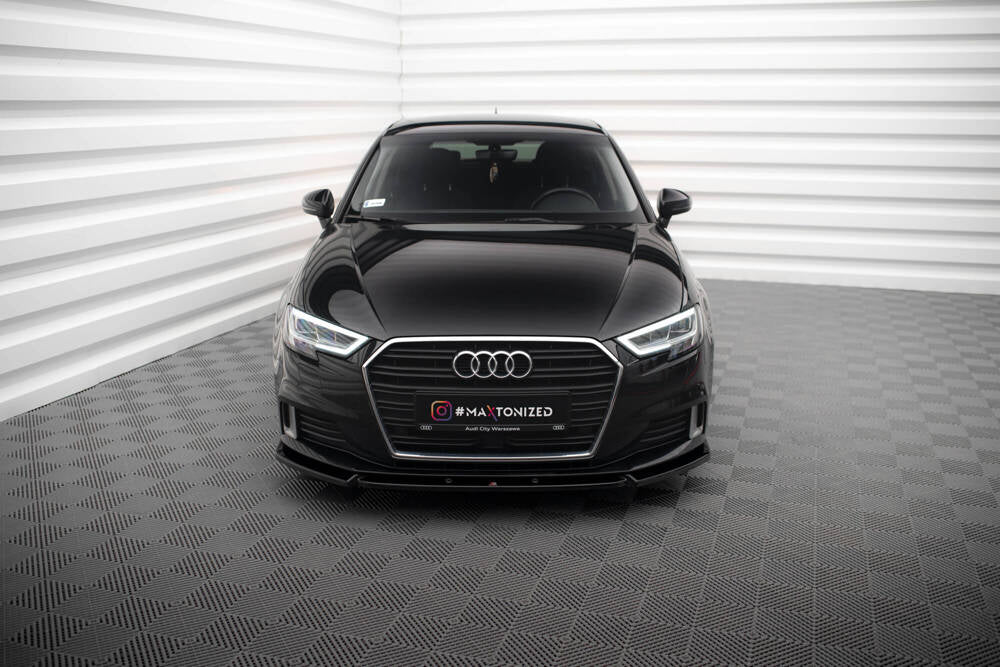 SPLITTER ANTERIORE V.1 adatto compatibile per AUDI A3 SPORTBACK 8V FACELIFT