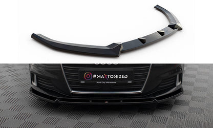 SPLITTER ANTERIORE V.1 adatto compatibile per AUDI A3 SPORTBACK 8V FACELIFT