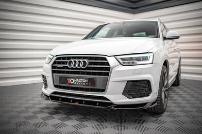 SPLITTER ANTERIORE adatto per V.1 AUDI Q3 8U FACELIFT  (2014 - 2018)