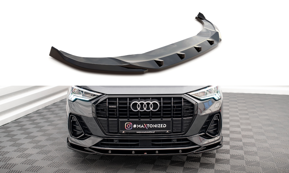 SPLITTER ANTERIORE compatibile per V.1 AUDI Q3 S-LINE F3  2018-