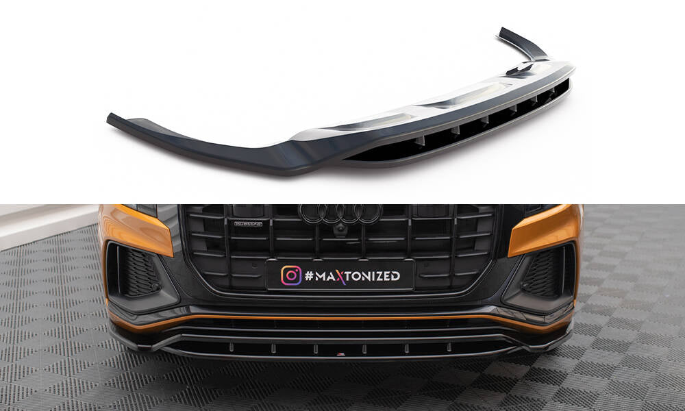 SPLITTER ANTERIORE COMPATIBILE PER V.1 AUDI Q8 S-LINE / SQ8 MK1  (2019 - )