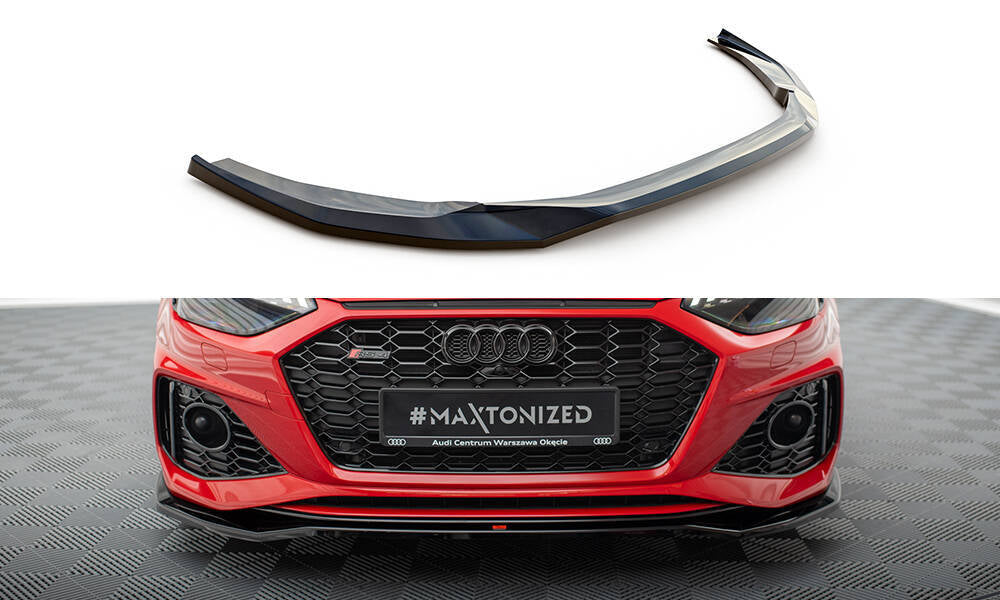 SPLITTER ANTERIORE adatto compatibile per V.1 AUDI RS4 B9 FACELIFT 2019-