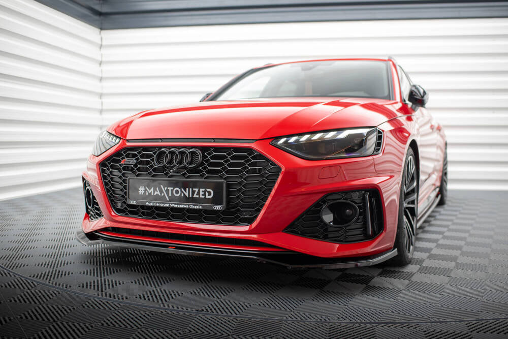 SPLITTER ANTERIORE adatto compatibile per V.1 AUDI RS4 B9 FACELIFT 2019-