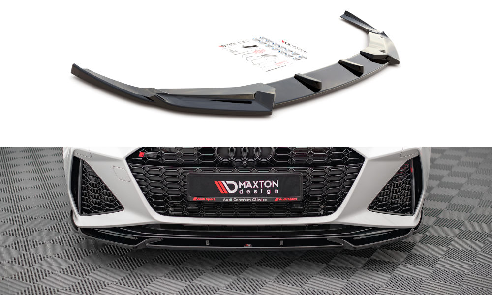 SPLITTER ANTERIORE adatto per V.1 AUDI RS6 C8 / RS7 C8  2019-