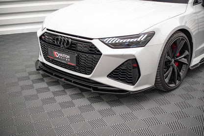 SPLITTER ANTERIORE adatto per V.1 AUDI RS6 C8 / RS7 C8  2019-