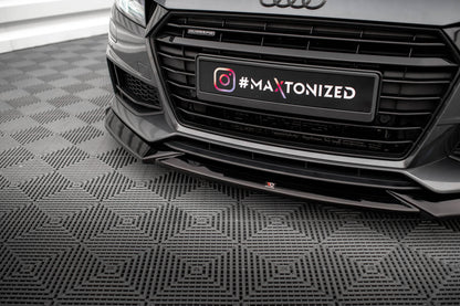 🔥ART.8877 SPLITTER ANTERIORE V.1 ADATTO PER AUDI TT S / S-LINE 8S🔥
