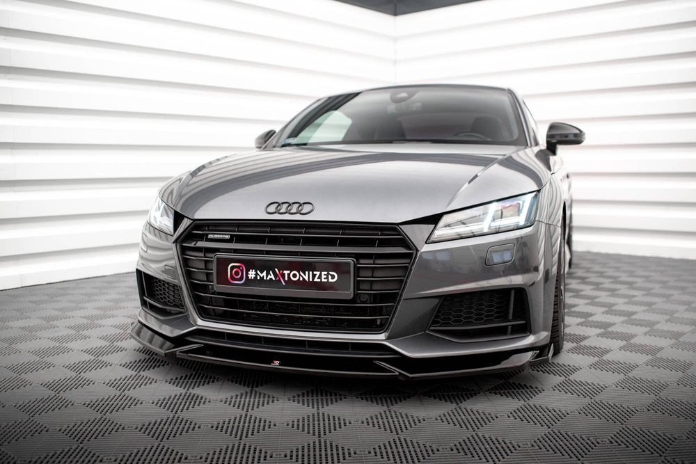 🔥ART.8877 SPLITTER ANTERIORE V.1 ADATTO PER AUDI TT S / S-LINE 8S🔥