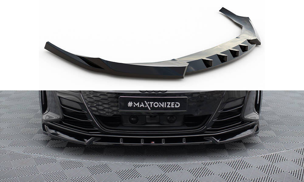 SPLITTER ANTERIORE ADATTO PER V.1 AUDI E-TRON GT / RS GT MK1  (2021 - )