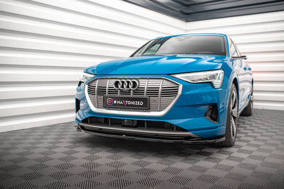 SPLITTER ANTERIORE adatto per V.1 AUDI E-TRON   (2018-2022)